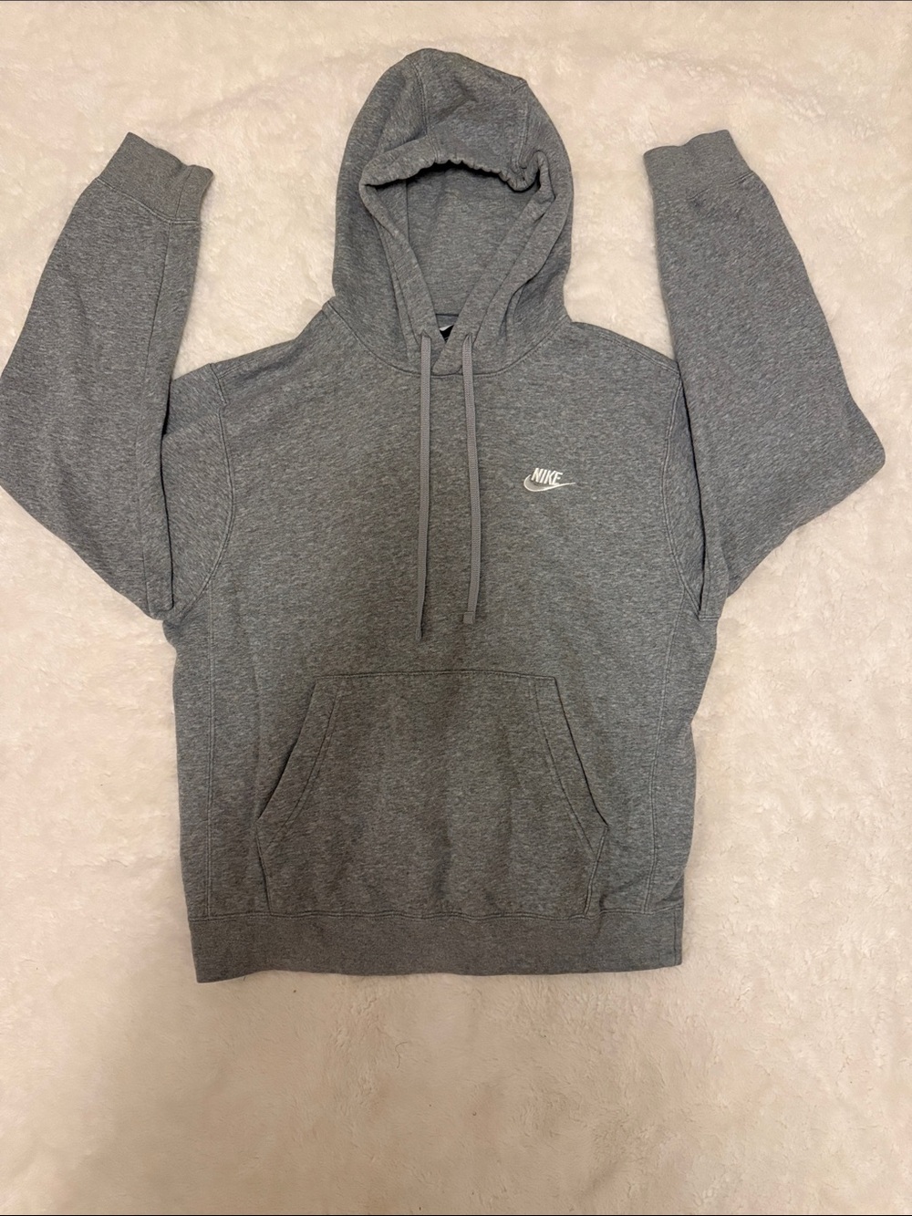 Nike Gray Hooded Sweatshirt